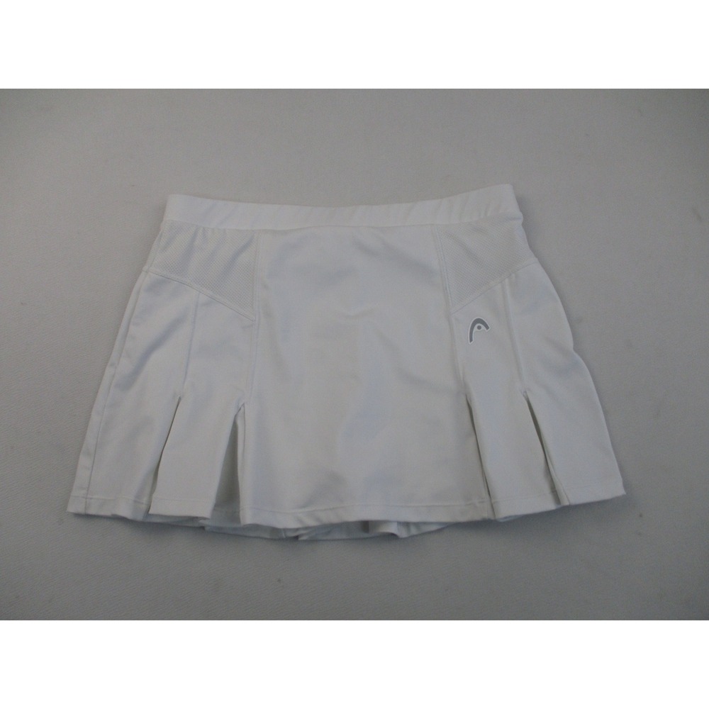 Head Tennis Skort Women Size S White Pleated Mesh Inserts Athletic Skirt PK02